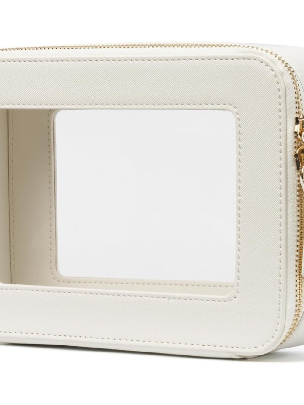 Clear Makeup Bag with Zipper, Women Travel Toilrty Bag White Medium | Structured